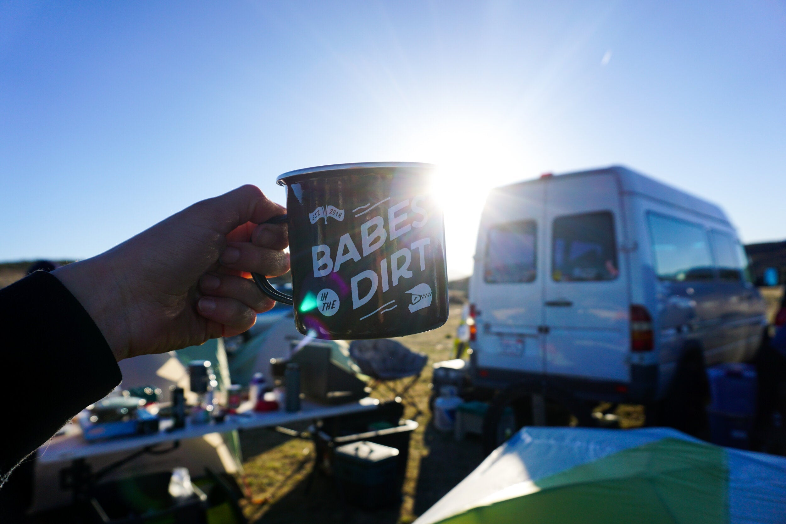 Babes in the Dirt Camp Mug