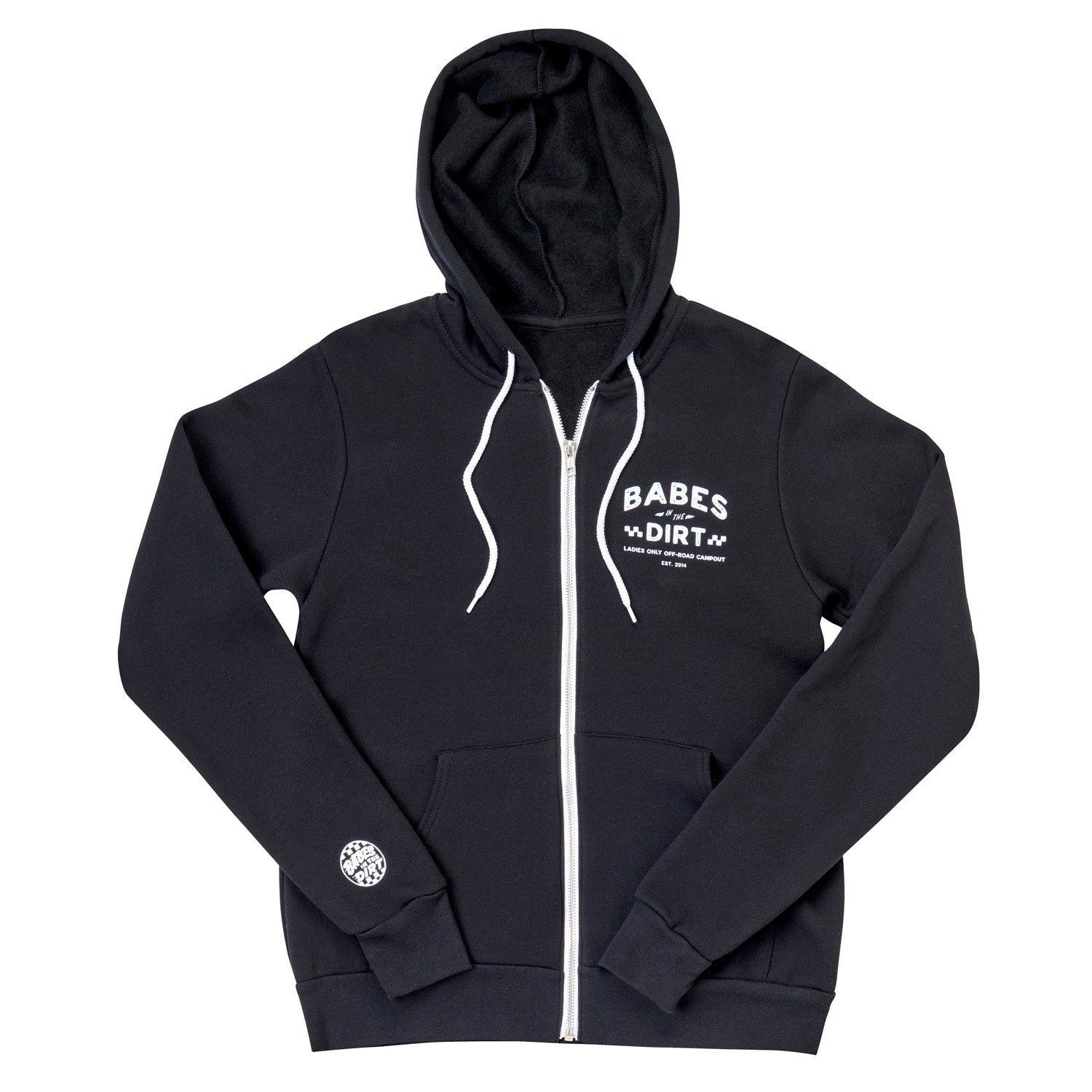 Level Up Zip Hoodie - Black