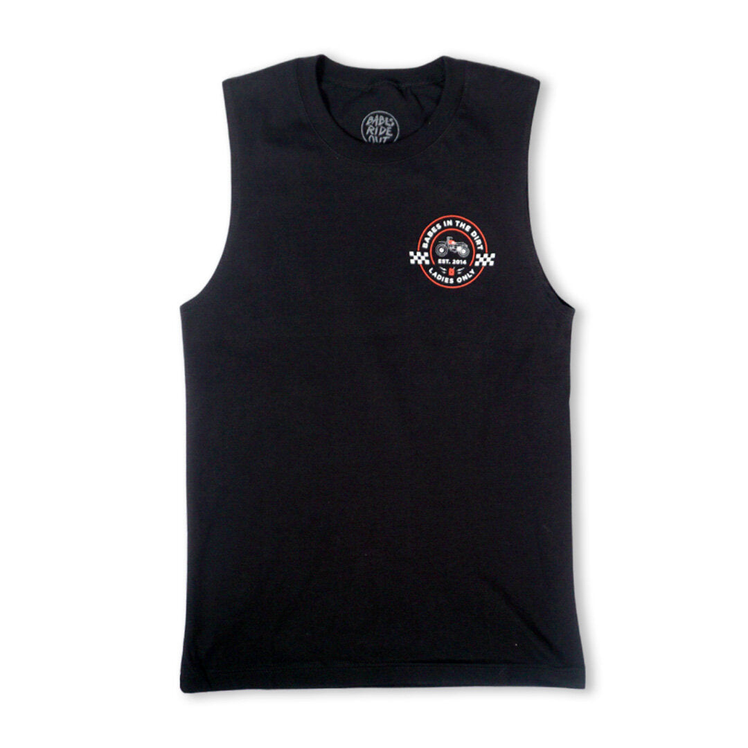 Retro Ripper Muscle Tank - Black