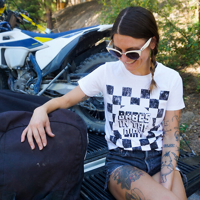 Finish Line Tee - White