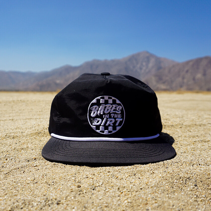 First Moto Rope Hat - Black