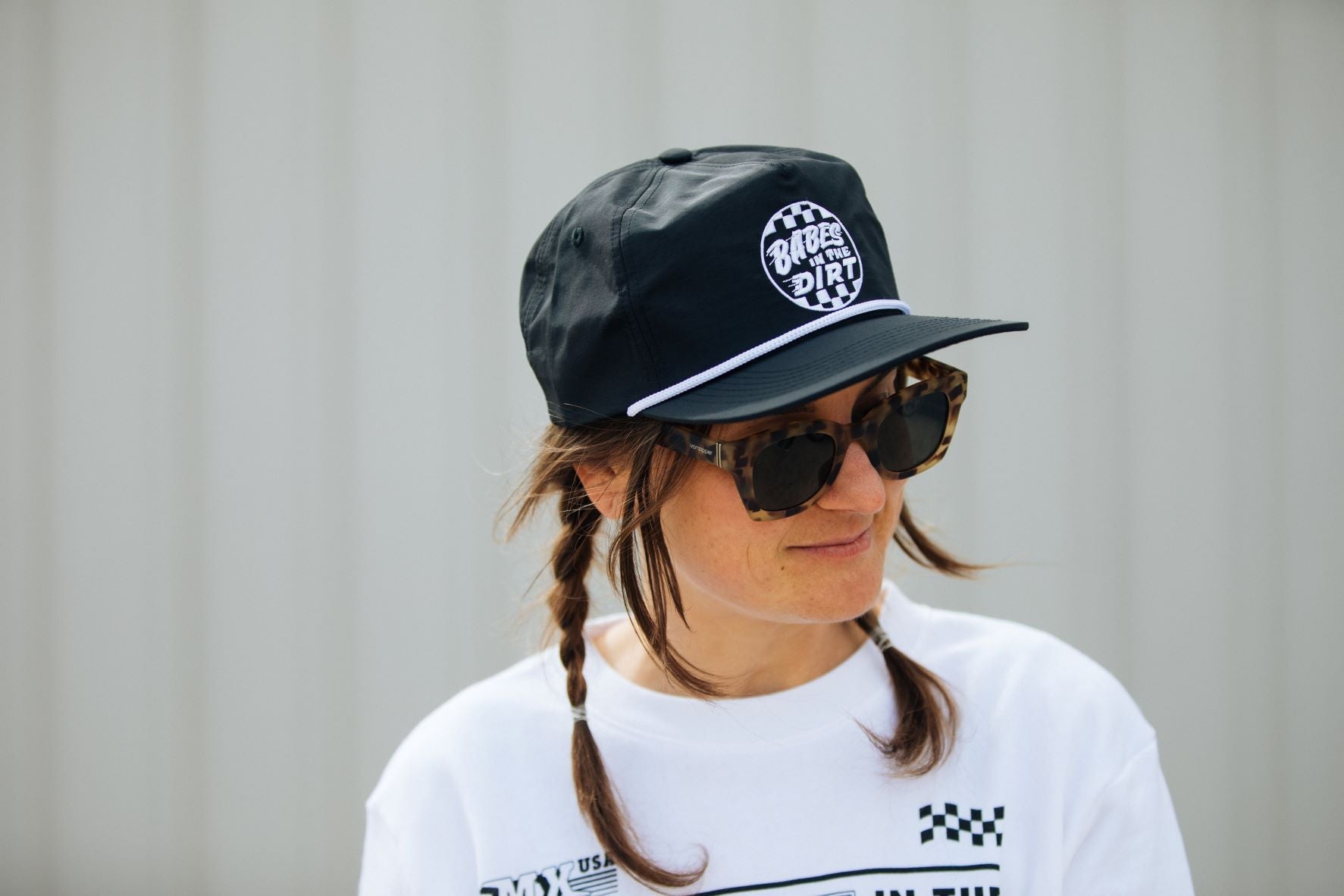 First Moto Rope Hat - Black