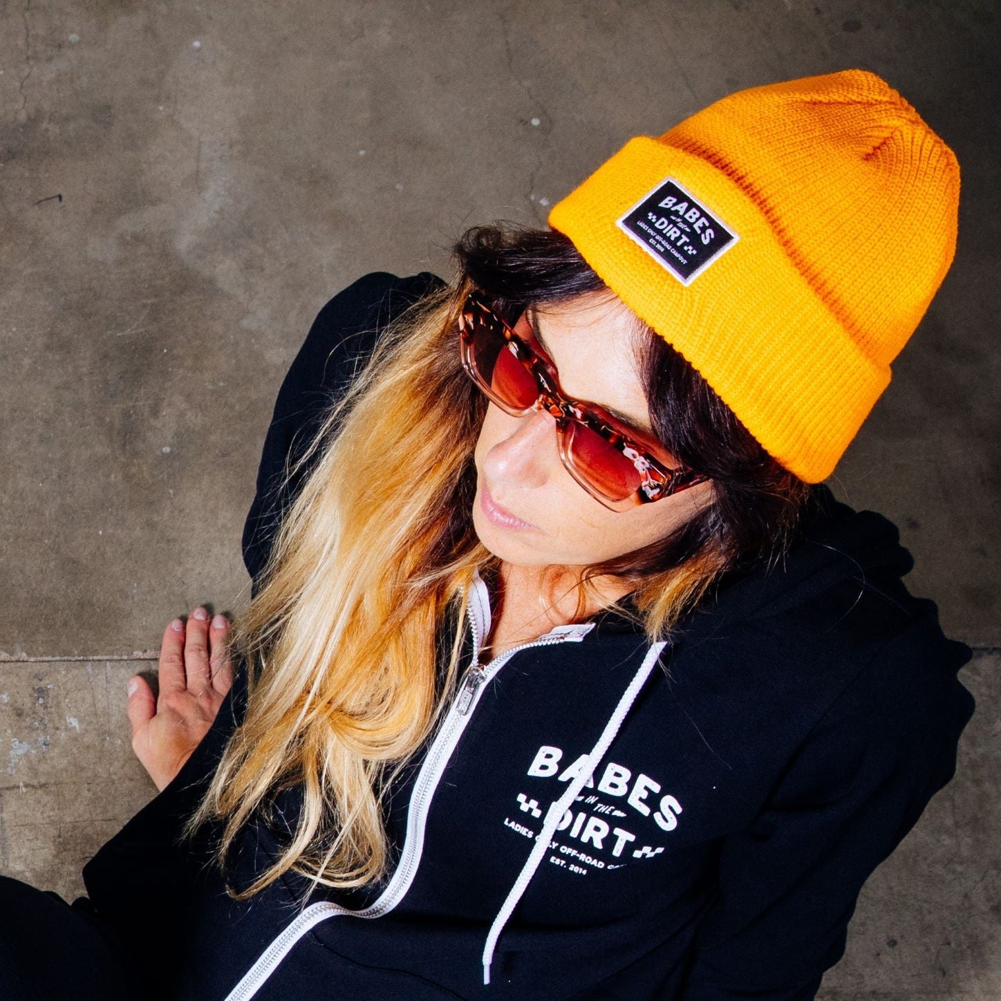 High Viz Beanie - Orange