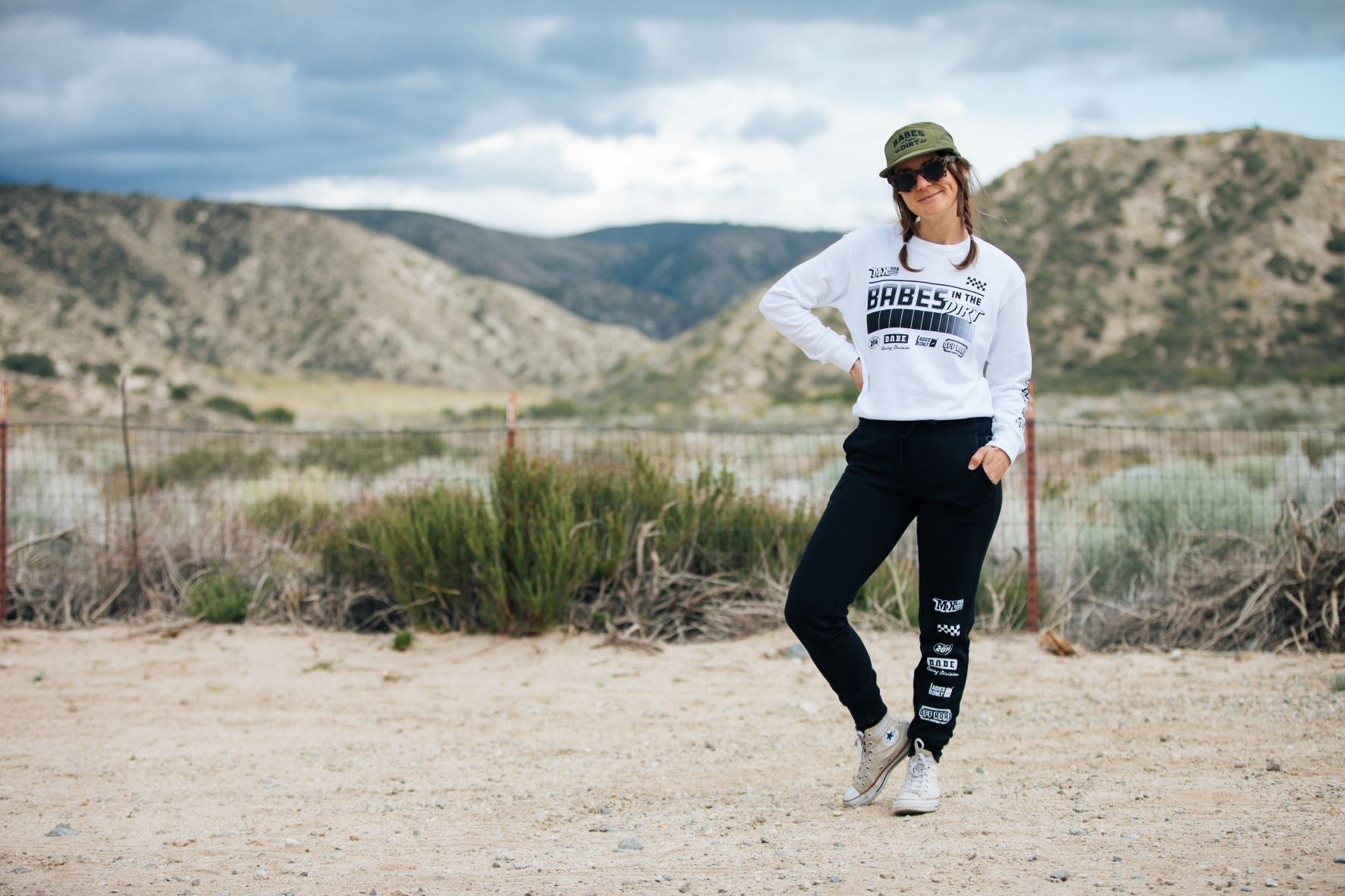 Trackside Fleece Crew - White