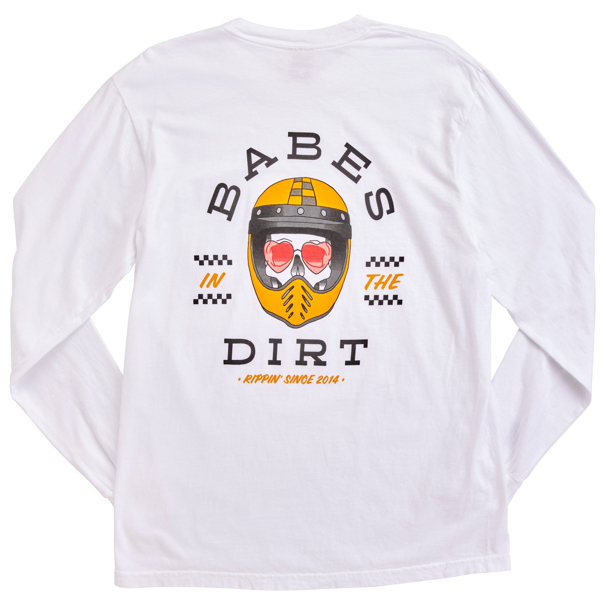 Ride Dirty L/S Tee - White